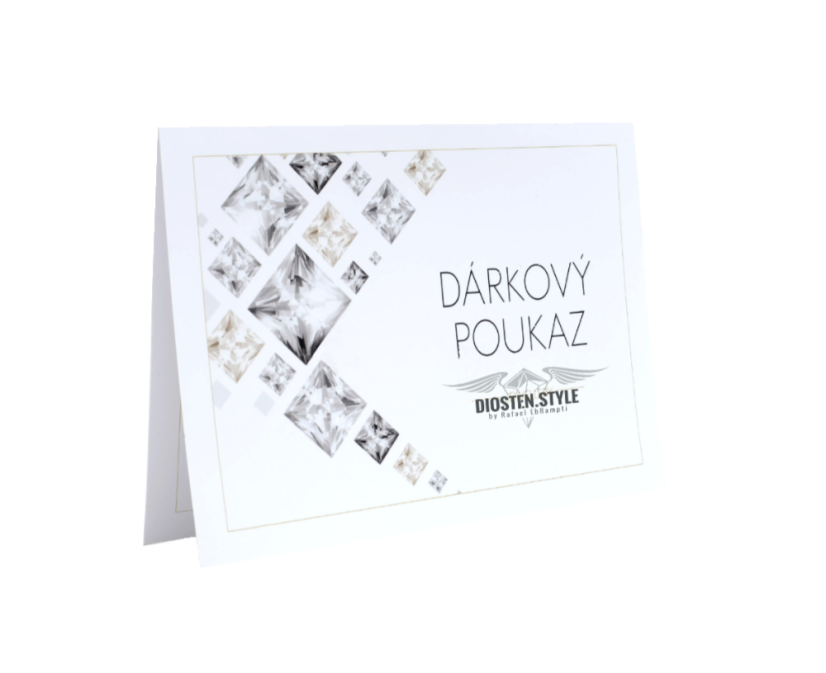 DÁRKOVÝ POUKAZ pro nákup Rezonančního šperku DIOSTEN